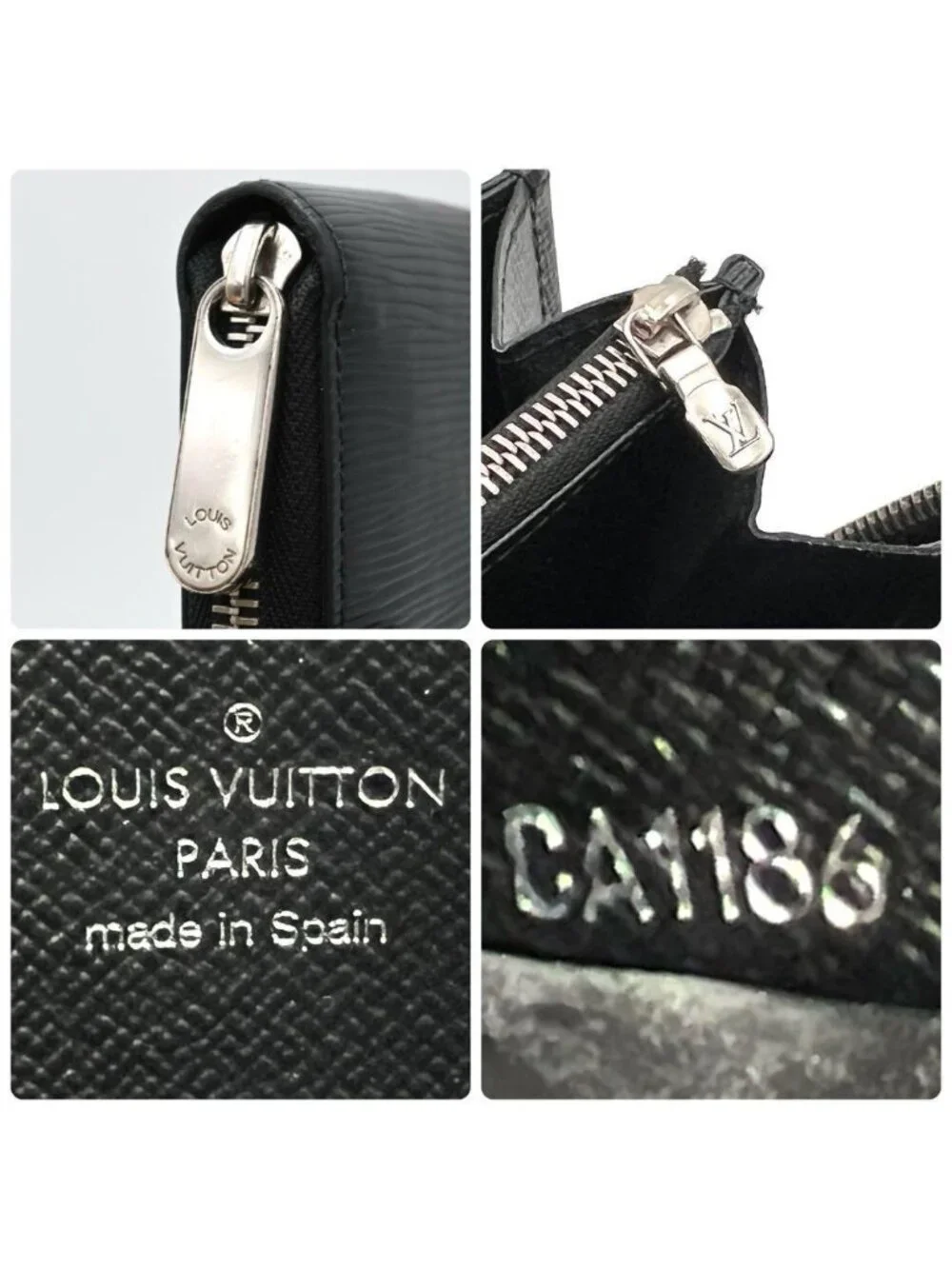 Louis Vuitton New Epi Zippy Wallet Black